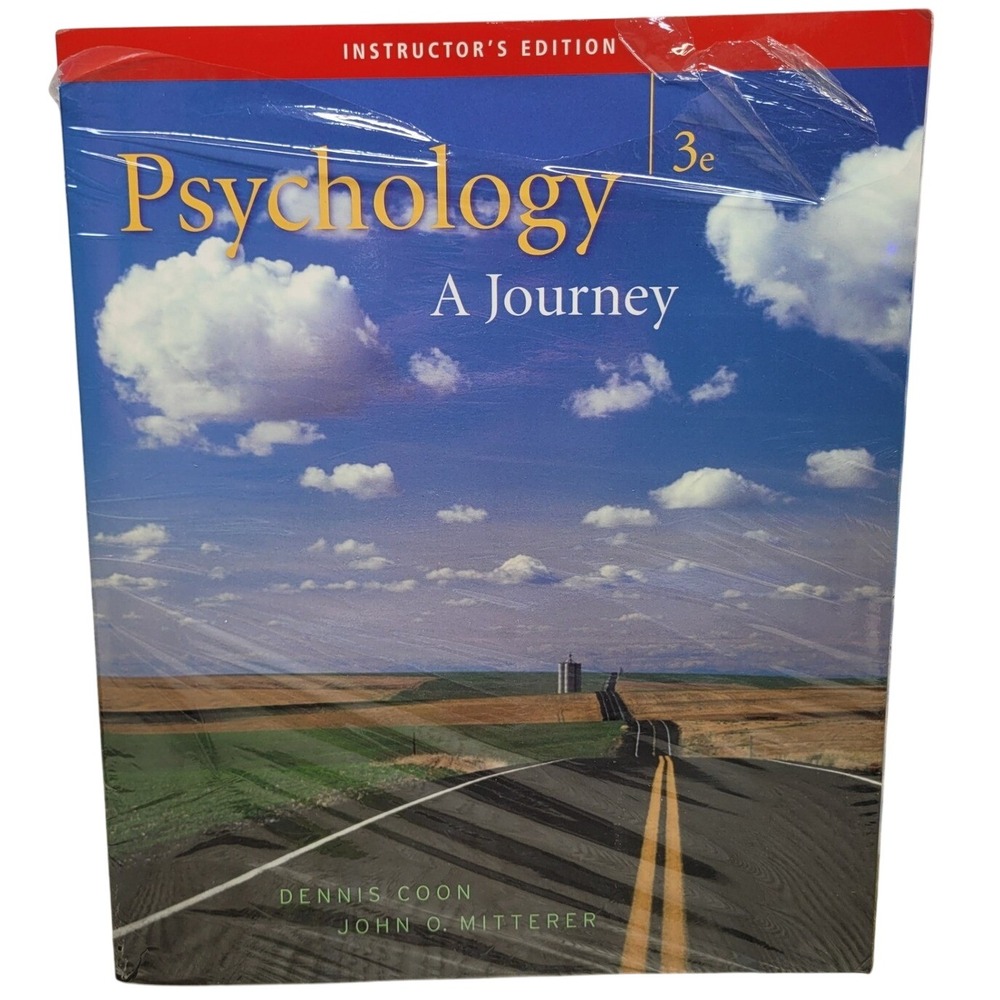 Psychology A Journey 3e Coon Mitterer Instructor's Edition Textbook Exams Guides